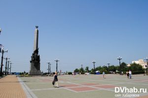 Комсомольская площадь Хабаровск - достопримечательности Хабаровска